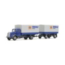 *Herpa 286657 MB 311 L Planenhaengerzug Mahle...