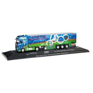 *Herpa 121651 MB A Kühlkoffersattelzug, Autohof Geiselwind  Maßstab 1:87