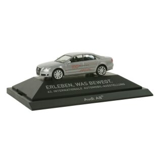 *Herpa 293099 Audi A8 IAA 2009 Maßstab: 1:87