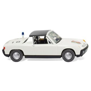 Wiking 086437 VW Porsche 914, Polizei NRW  Massstab 1:87