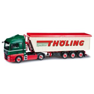 *Herpa 301954 MAN TGX XLX Kempf Stöffe-Liner, Thöling Maßstab: 1:87