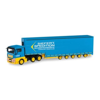 *Herpa 304207 MAN TGX XL Volumen-Sattelzug, Siefert Maßstab: 1:87