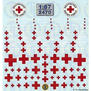 TL Decals 2470  DRK - Deutsches Rotes Kreuz  Maßstab: 1:87