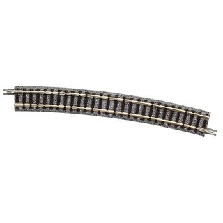 TOMYTEC 971123 2 Gleise, gebogen in Schotter