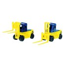 TOMYTEC 973517 Gabelstapler, 2 Stück, gelb