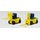 TOMYTEC 973517 Gabelstapler, 2 Stück, gelb