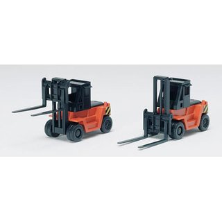 TOMYTEC 973518 Gabelstapler, 2 Stück, orange