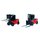 TOMYTEC 973518 Gabelstapler, 2 Stück, orange