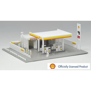 TOMYTEC 974072 Shell-Tankstelle