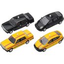 TOMYTEC 975551 Fahrzeuge, 4 Toyotas als Taxi