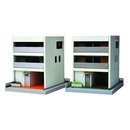 TOMYTEC 975622 2 moderne Wohnhäuser mit Flac
