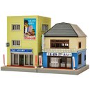TOMYTEC 975624 Haus-Set mit zwei Gebäuden