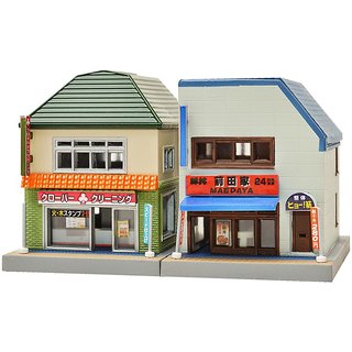 TOMYTEC 975625 Haus-Set mit zwei Gebäuden