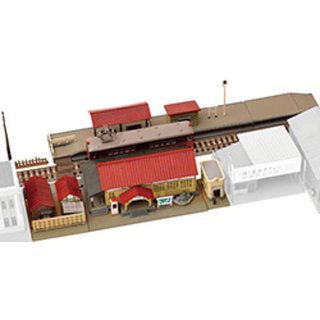 TOMYTEC 975743 Gebäude-Set Bahnhof
