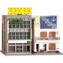 TOMYTEC 975813 Gebäude-Set, Bankgebäude und