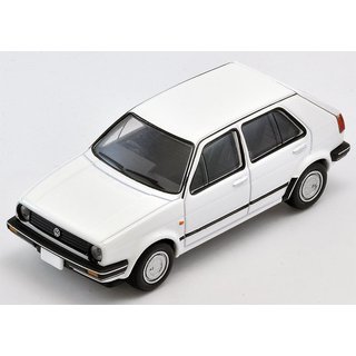 TOMYTEC 977136 1/64 VW-Golf 2, 4-Türer, weis