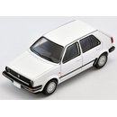 TOMYTEC 977136 1/64 VW-Golf 2, 4-Türer, weis
