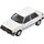 TOMYTEC 977136 1/64 VW-Golf 2, 4-Türer, weis