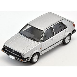 TOMYTEC 977137 1/64 VW-Golf 2, 4-Türer, silb