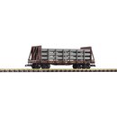 Piko 38738 Spur G Rungenwagen SF mit Holzladung