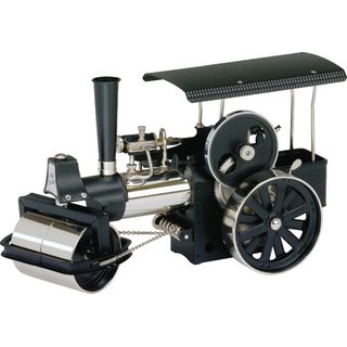 *WILESCO 00368 Dampfwalze schwarz/nickel D368
