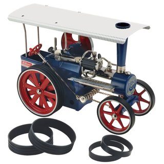 WILESCO 00405 Dampftraktor, blau  D405