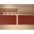Auhagen 43658 Ziegelmauern mit Zahnfriesvarianten  Spur TT