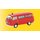Vollmer 41689 H0 VW Bus T2, rot, Fertigmode