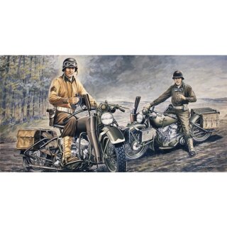 ITALERI 510000322 1:35 U.S. Motorräder WWII