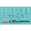ITALERI 510000322 1:35 U.S. Motorräder WWII