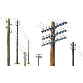 ITALERI 510000404 1:35 Telegrafenmast
