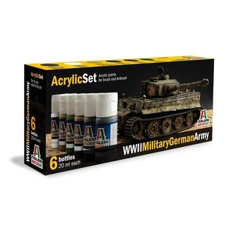 ITALERI 510000433 Acryl Set WWII Military German Army