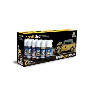 ITALERI 510000441 Acryl Set WWII: Regio Esercito