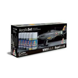 ITALERI 510000444 Acryl Set R.A.F./Royal Navy II