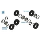 ITALERI 510003909 1:24 Reifen-/Felgen-Set Euro (7+7)