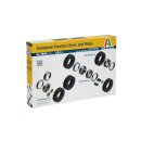 ITALERI 510003909 1:24 Reifen-/Felgen-Set Euro (7+7)