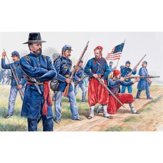 ITALERI 510006012 1:72 Nordstaaten Infanterie und Zuaves