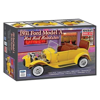 Minicraft 581240 1/16 1931 Ford Roadster Hot Rod Maßstab: 1/16