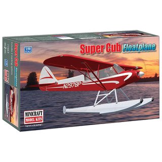 Minicraft 581663 1/48 Piper Super Cub Wasserflugzeug Maßstab: 1/48