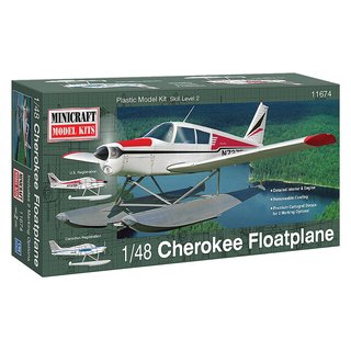 Minicraft 581674 1/48 Piper Cherokee Wasserflugzeug Maßstab: 1/48