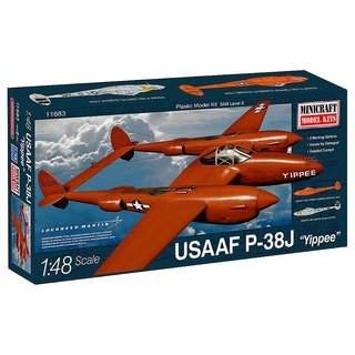 Minicraft 581683 1/48 P-38J USAF Maßstab: 1/48