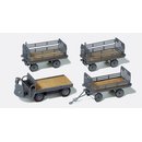 Preiser 17122 Elektrokarre m.3 Anh.DB.Epo.I