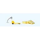 Preiser 17712 Hubwagen, 3 Europaletten.Fert