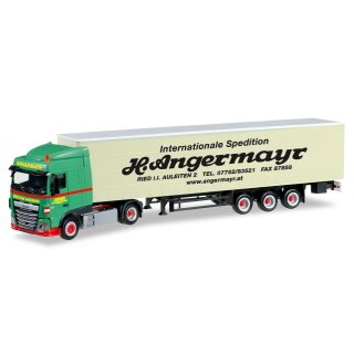 *Herpa 306096 DAF XF SC E6 Gardinenplanen-Sattelzug, Angermayr  Maßstab 1:87