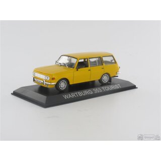 IXO 431028 (Blister) Wartburg 353 Tourist, gelb  Maßstab 1:43