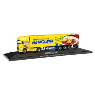 *Herpa 121736 DAF XF SSC E6 Kühlkoffer-Sattelzug, Henglein Seidenknödel  Maßstab 1:87