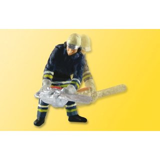 VIESSMANN 1541 H0 Feuerwehrm. m.Kettensaege