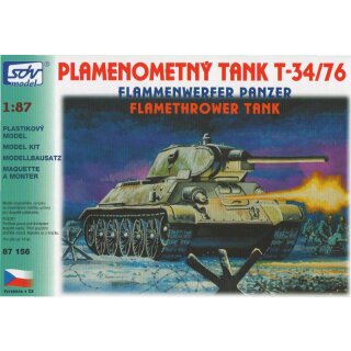 SDV87156 Bausatz Flammenwerfer Panzer T-34/76 Maßstab: 1:87