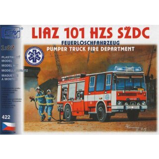 *SDV 10422 Bausatz Liaz 101 Feuerwehr-Löschfahrzeug HZS SZDC Maßstab 1:87