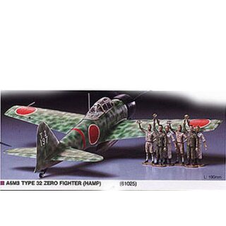 Tamiya 300061025 1:48 WWII Mit.A6M3 Zero Fight